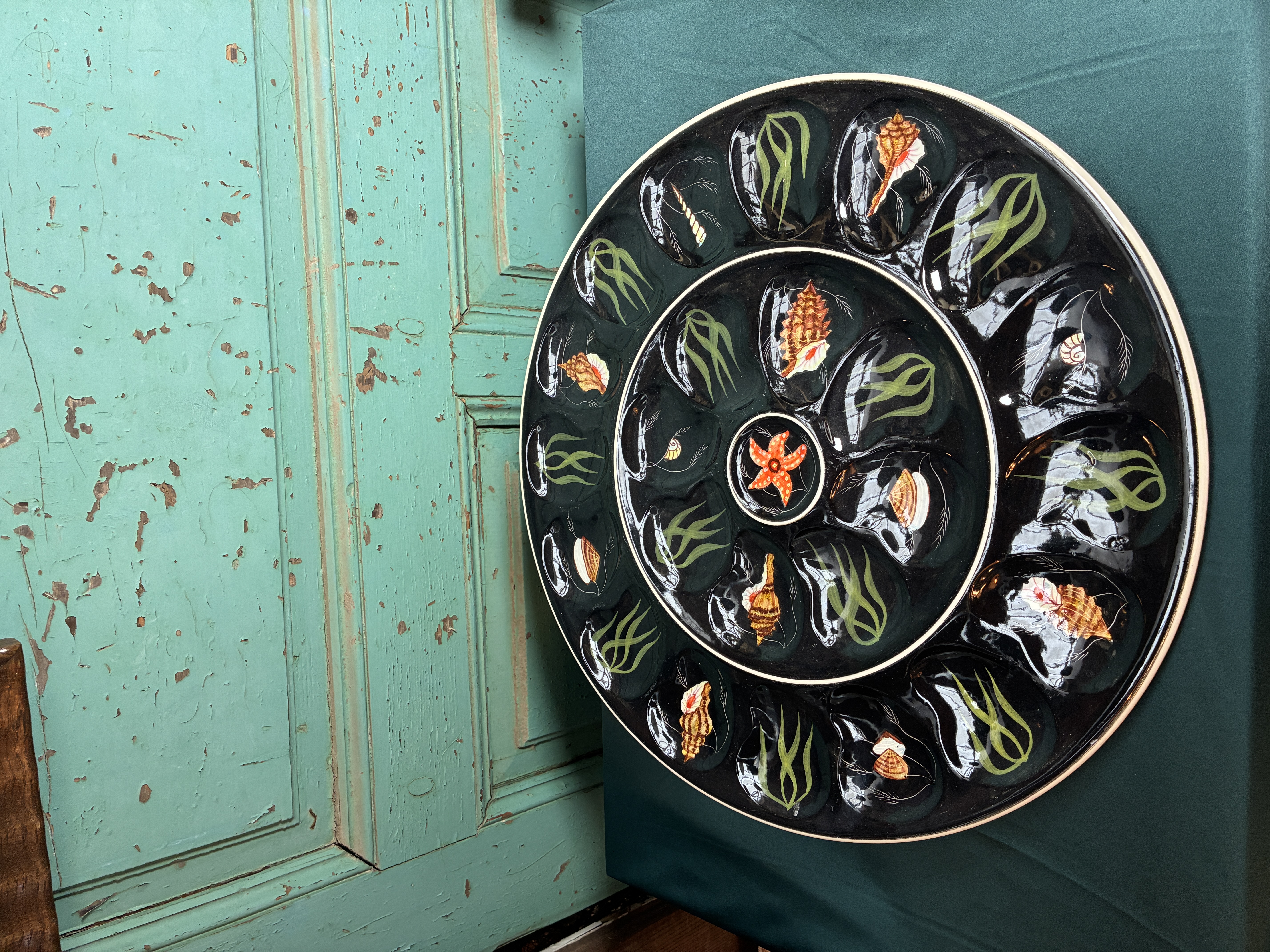 Hernriot Quimper XL Oesterserveerschaal Afbeelding 2