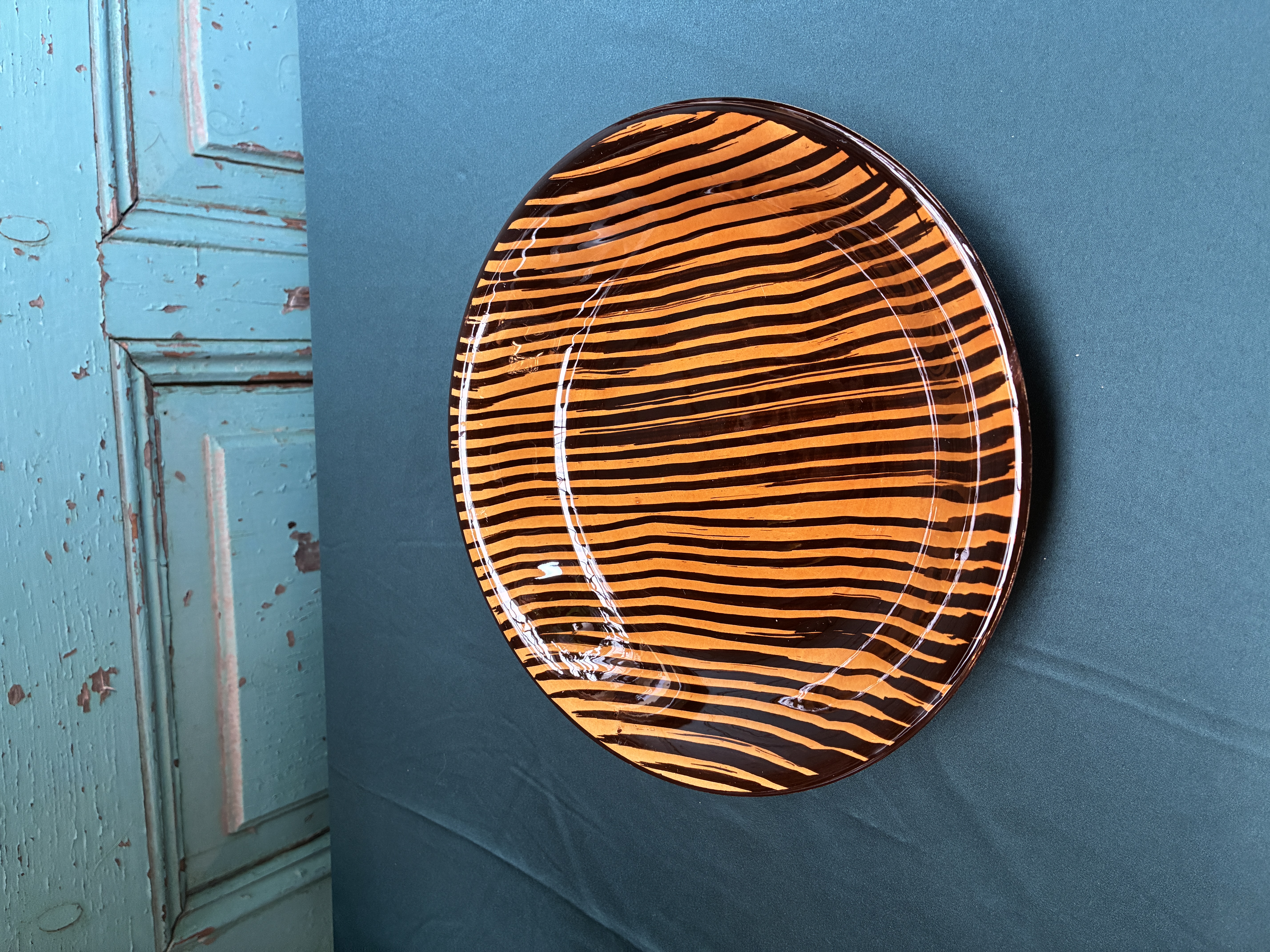 Set Sarreguemines Domino Franse diepe borden Afbeelding 4