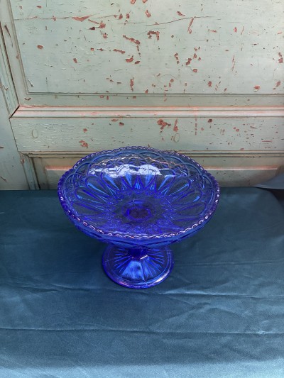 Franse Blauwe Compotier Of Serveerschaal