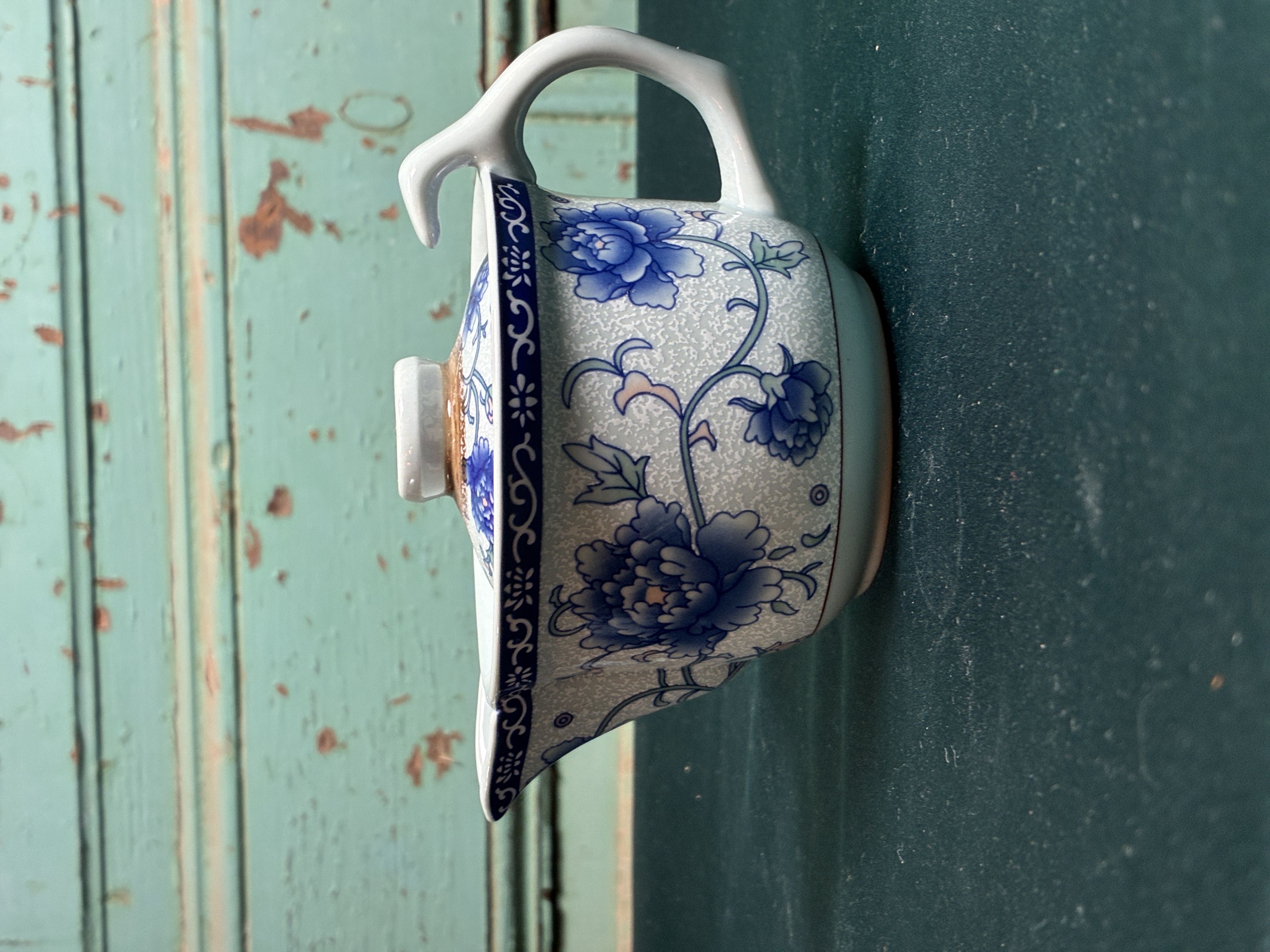 Vintage Chinees porseleinen theeservies Afbeelding 2