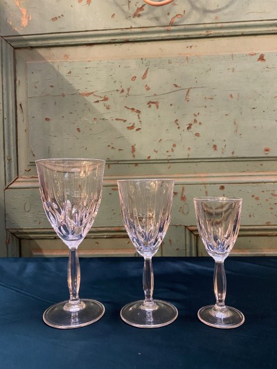 Set Diep Geslepen Kristallen Borrel Of Portglaasjes Afbeelding 4