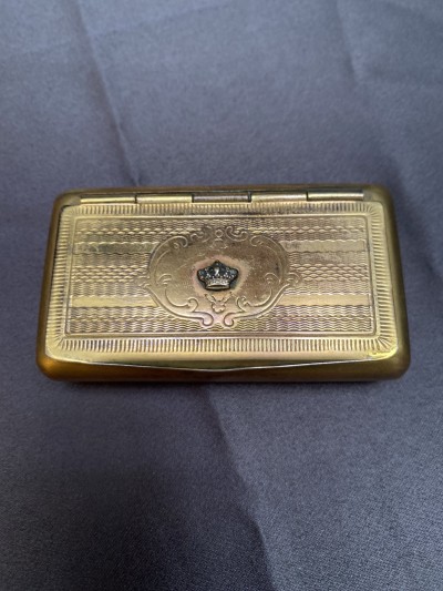 Verguld Frans Trouwringendoosje Marie Antoinette