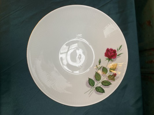 Winterling Marktleuthen Bavaria Diepe Schaal Met Roos Afbeelding 4